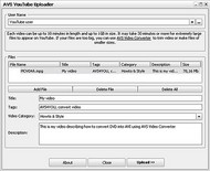 AVS YouTube Uploader screenshot